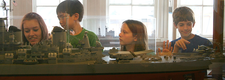 Exhibits at the Maritime Museum