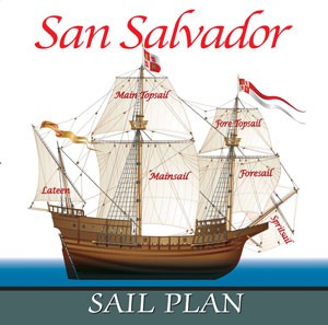San Salvador Sail Plan