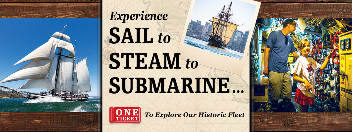 Sail, Steam, Submarine at Maritime Museum of San Diego