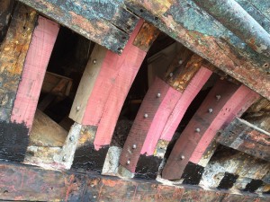 HMS Surprise new stern ribs