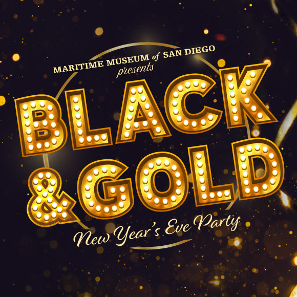 Black & Gold New Years Eve Party