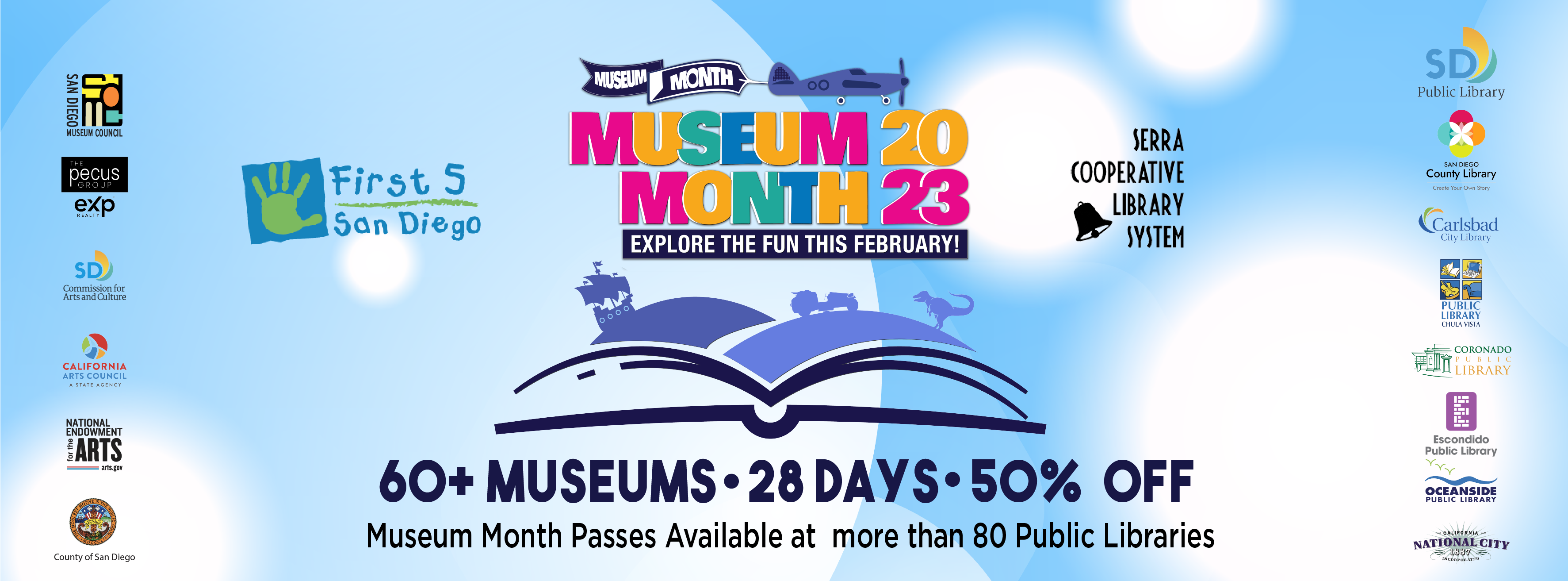 Museum Month 2023 Library web banner Maritime Museum of San Diego