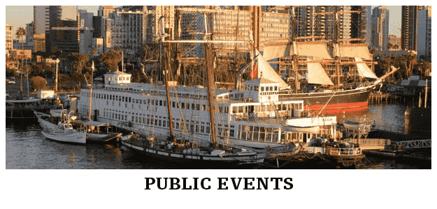 Public Events at the Maritime Museum of San Diego
