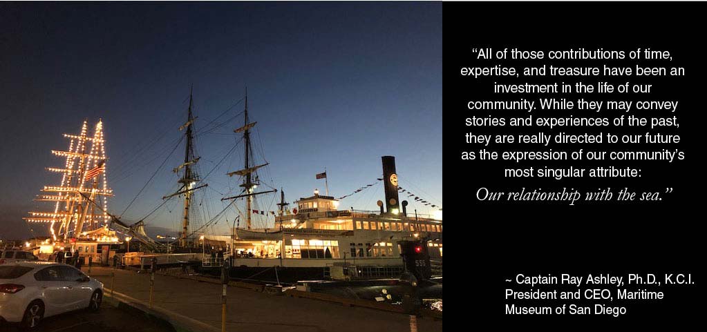 Support the maritime museum of San Diego