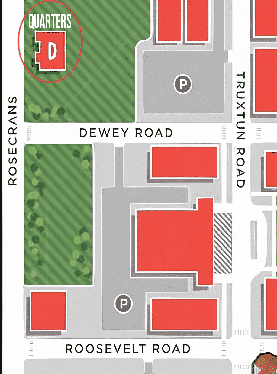 Map showing location of exhibit.