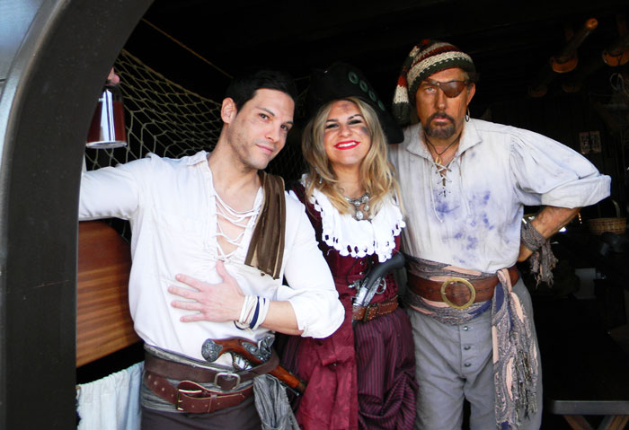 Boarded! A New Pirate Adventure, Pirates in the Alcazar aboard the San Salvador