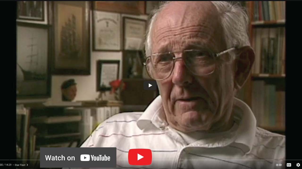 Video still from youTube video of Alaska Packers Association. The Alaska Packers Association is perhaps best remembered for operating one of the last fleets of tall ships. When clicked will play video on youTube.