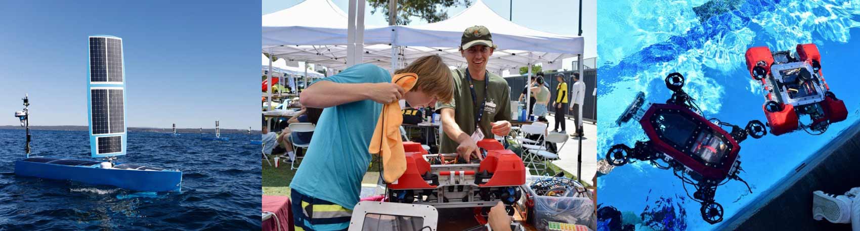 Visitors exploring ocean technology exhibits at the Maritime Museum